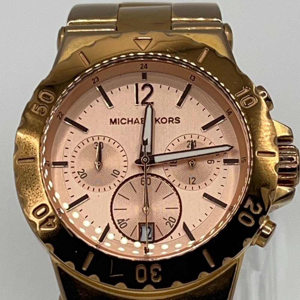 Michael Kors Dylan Rose Gold Tone Steel Strap Watch MK-5314